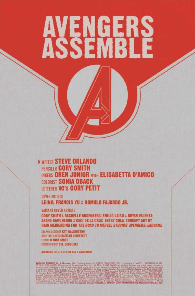 AVENGERS ASSEMBLE #1 (OF 5) EMILIO LAISO VAR