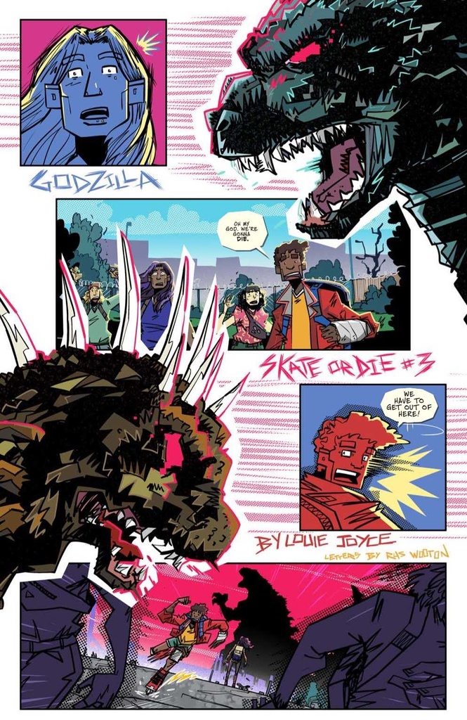 GODZILLA SKATE OR DIE #3 CVR A JOYCE