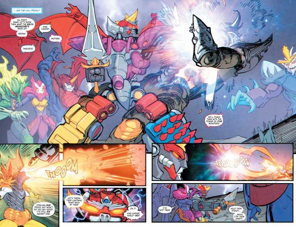 GODZILLA VS MMPR II #5 CVR B SANCHEZ