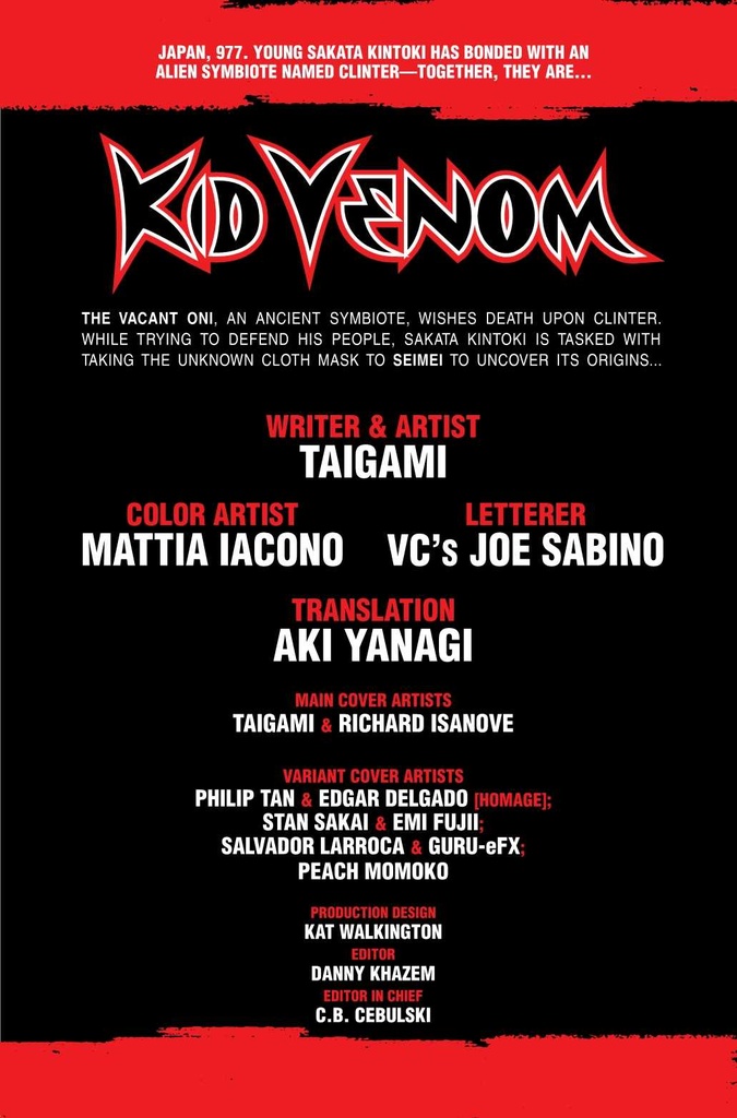 KID VENOM #2 PEACH MOMOKO VAR