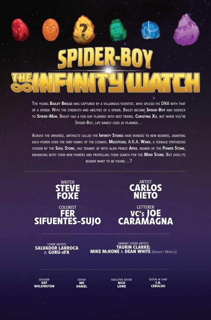 SPIDER-BOY ANNUAL #1 TBD ARTIST VAR