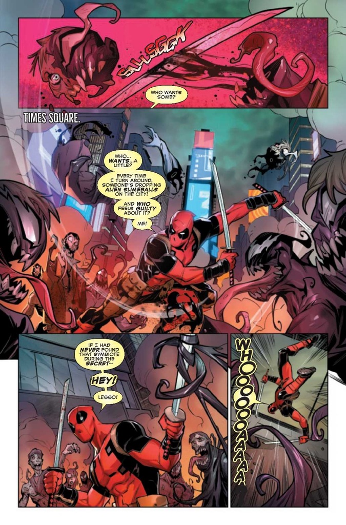 VENOM WAR DEADPOOL #1 (OF 3) DAVE JOHNSON VAR