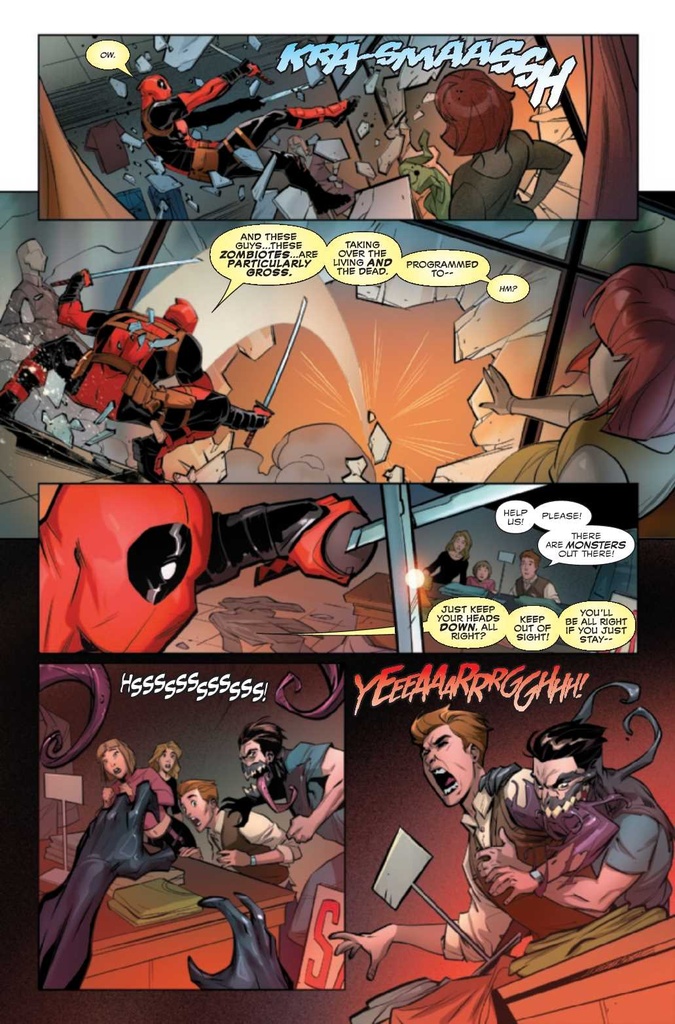 VENOM WAR DEADPOOL #1 (OF 3) DAVE JOHNSON VAR