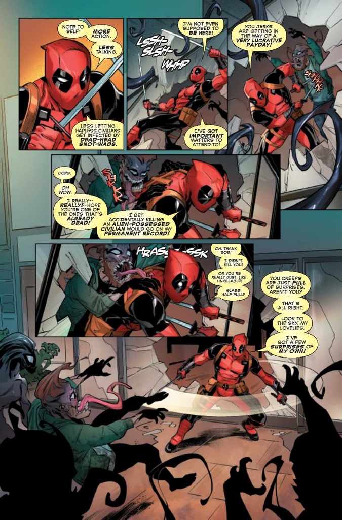 VENOM WAR DEADPOOL #1 (OF 3) DAVE JOHNSON VAR