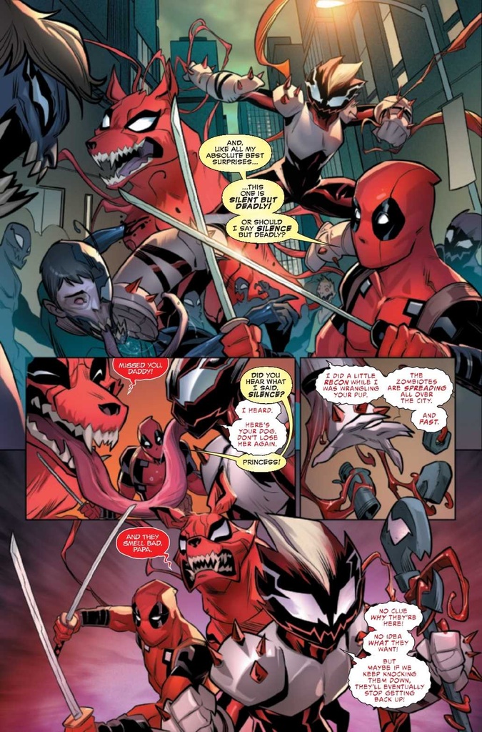 VENOM WAR DEADPOOL #1 (OF 3) DAVE JOHNSON VAR