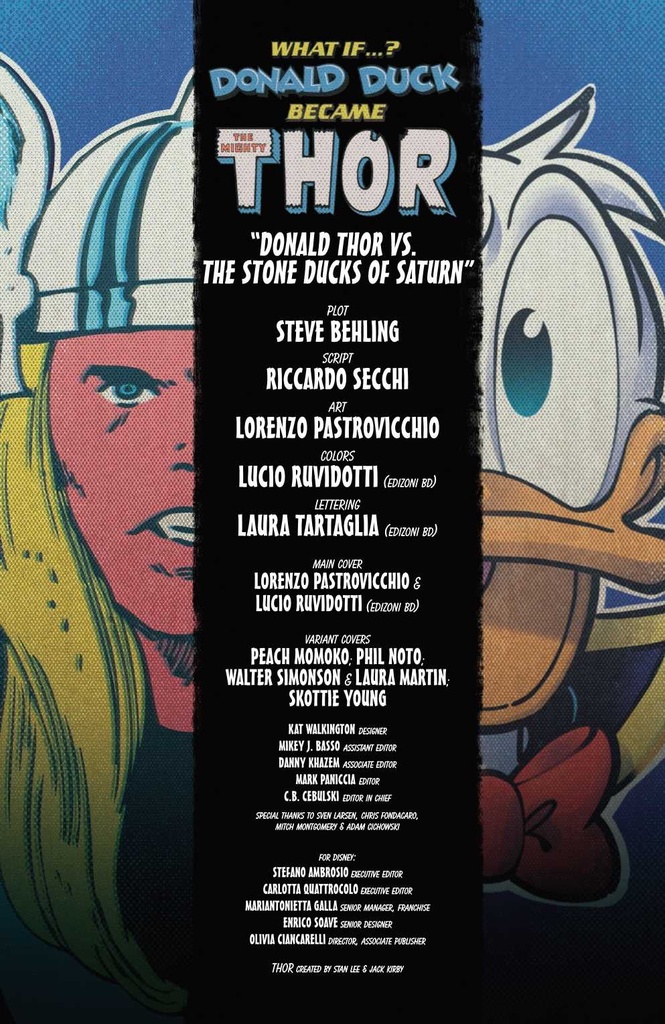 WHAT IF DONALD DUCK BECAME THOR #1 WALT SIMONSON VAR