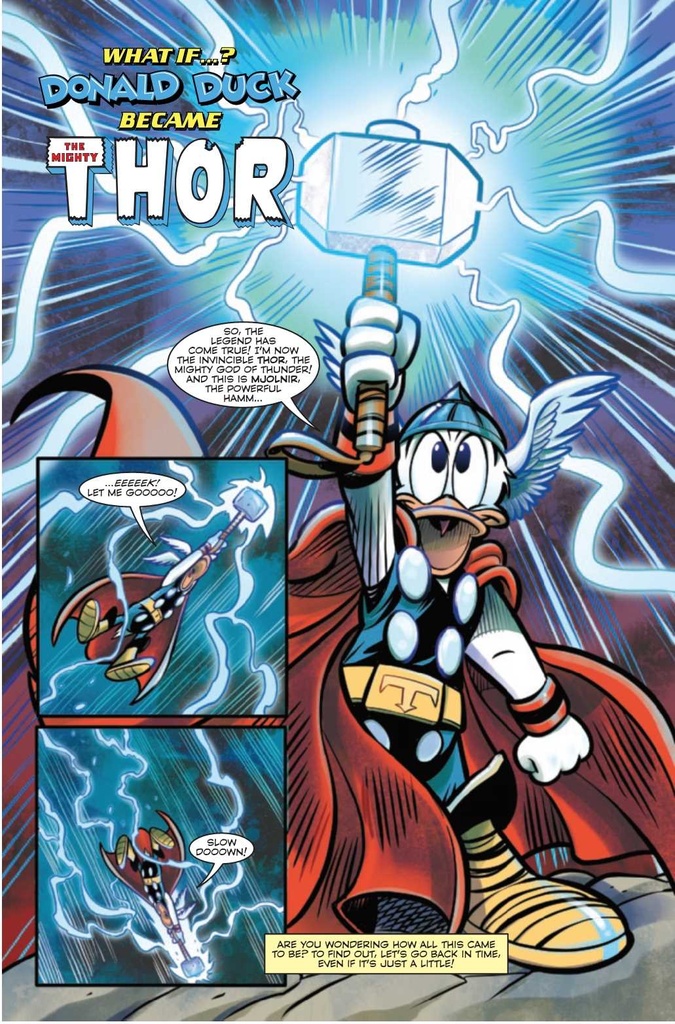 WHAT IF DONALD DUCK BECAME THOR #1 WALT SIMONSON VAR
