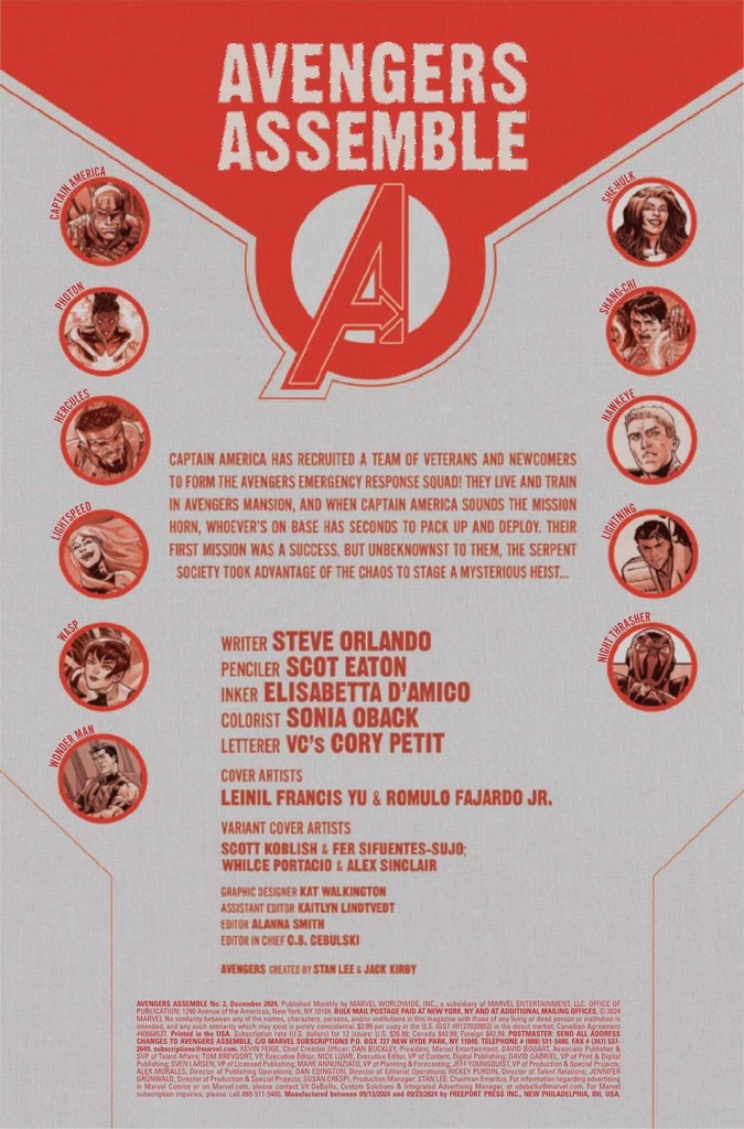 AVENGERS ASSEMBLE #2 (OF 5)