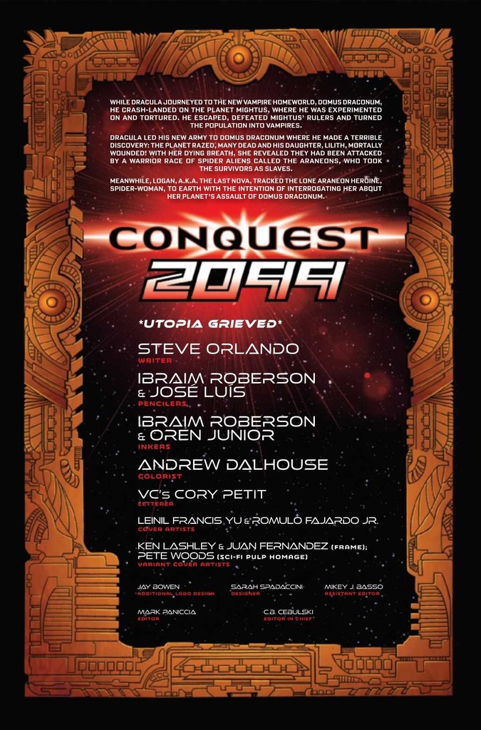 CONQUEST 2099 #2 (OF 5) KEN LASHLEY FRAME VAR