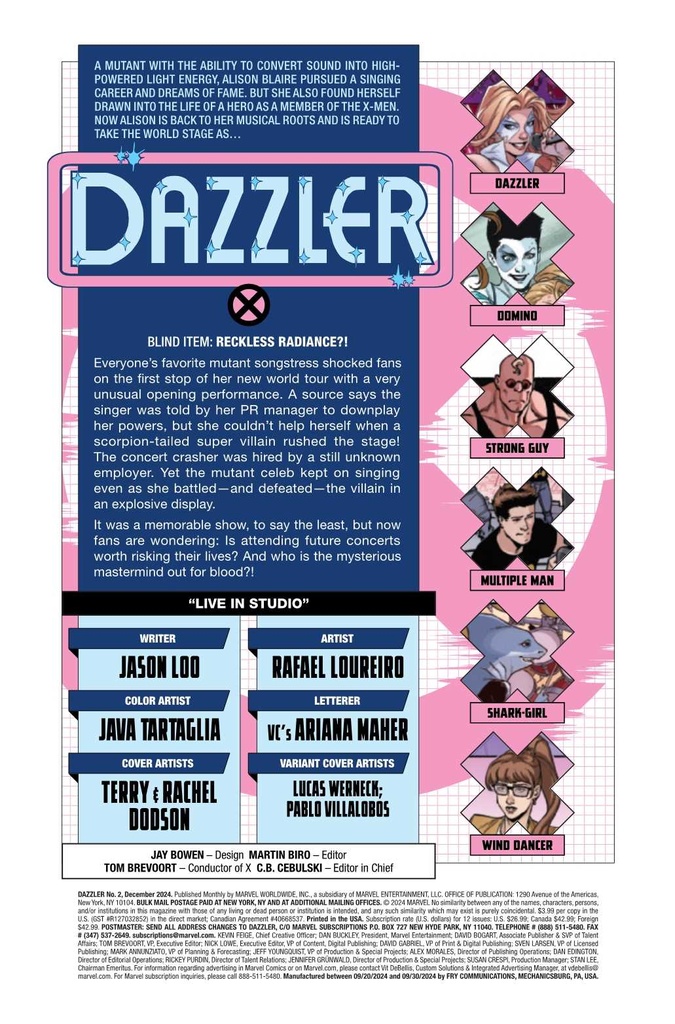 DAZZLER #2 (OF 4) LUCAS WERNECK STORMBREAKERS VAR
