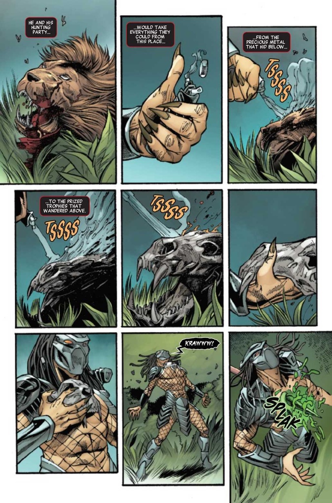 PREDATOR VS BLACK PANTHER #3 (OF 4) ANDREI BRESSAN VAR