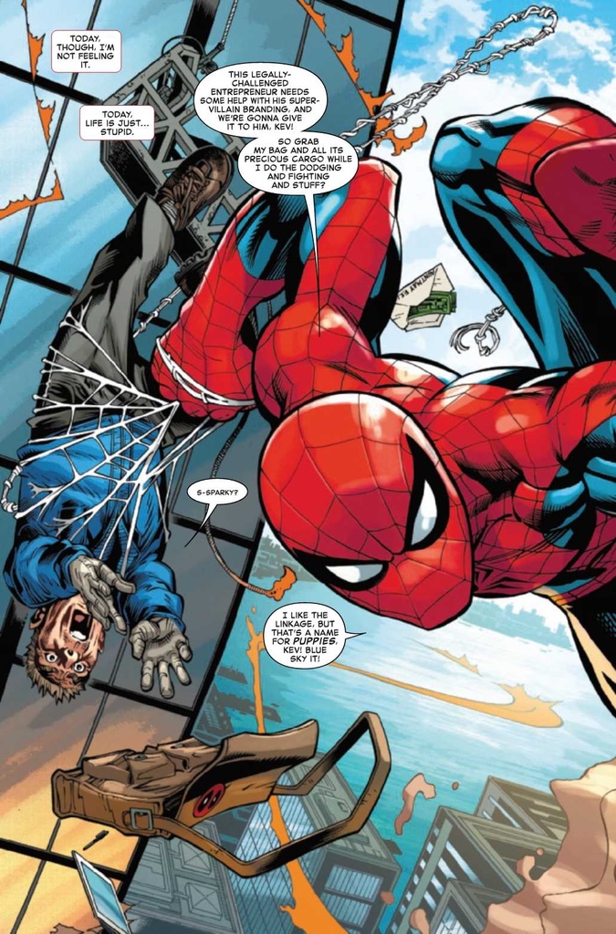 AMAZING SPIDER-MAN #61 AARON KUDER THE THING VAR
