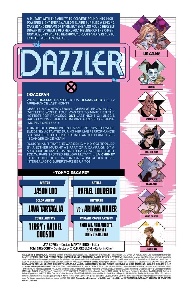 DAZZLER #3 (OF 4) ANNIE WU VAR