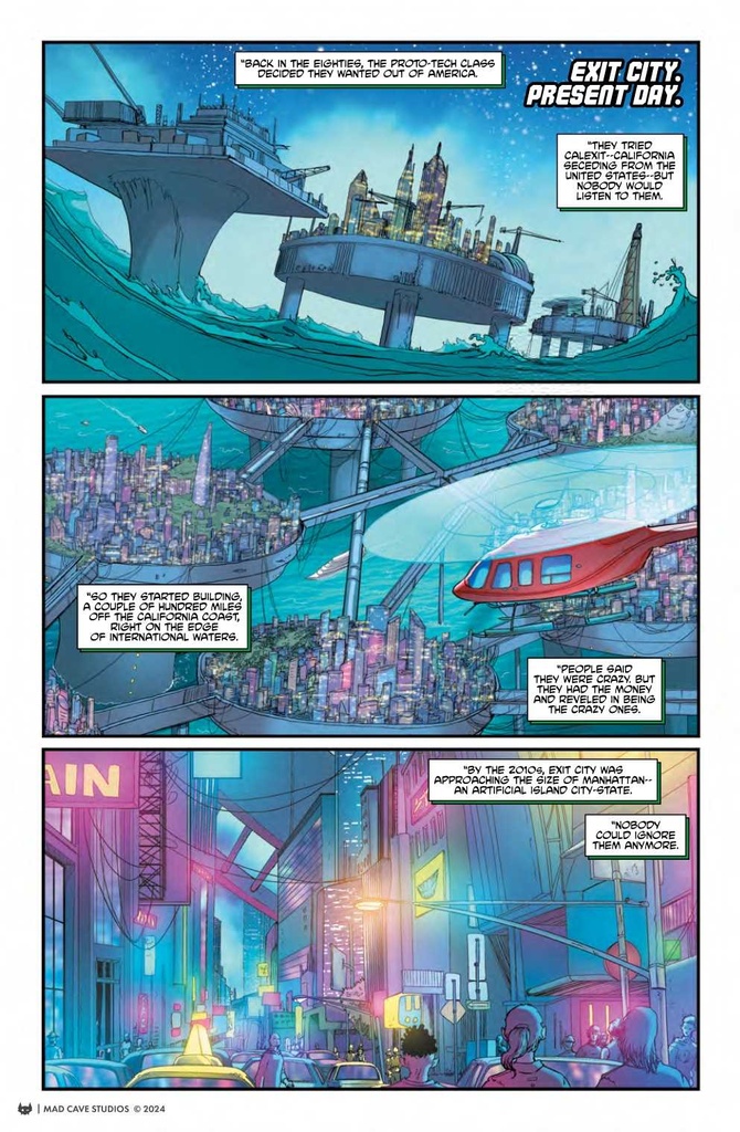EXIT CITY #1 (OF 4) CVR B SHANE CONNERY VOLK