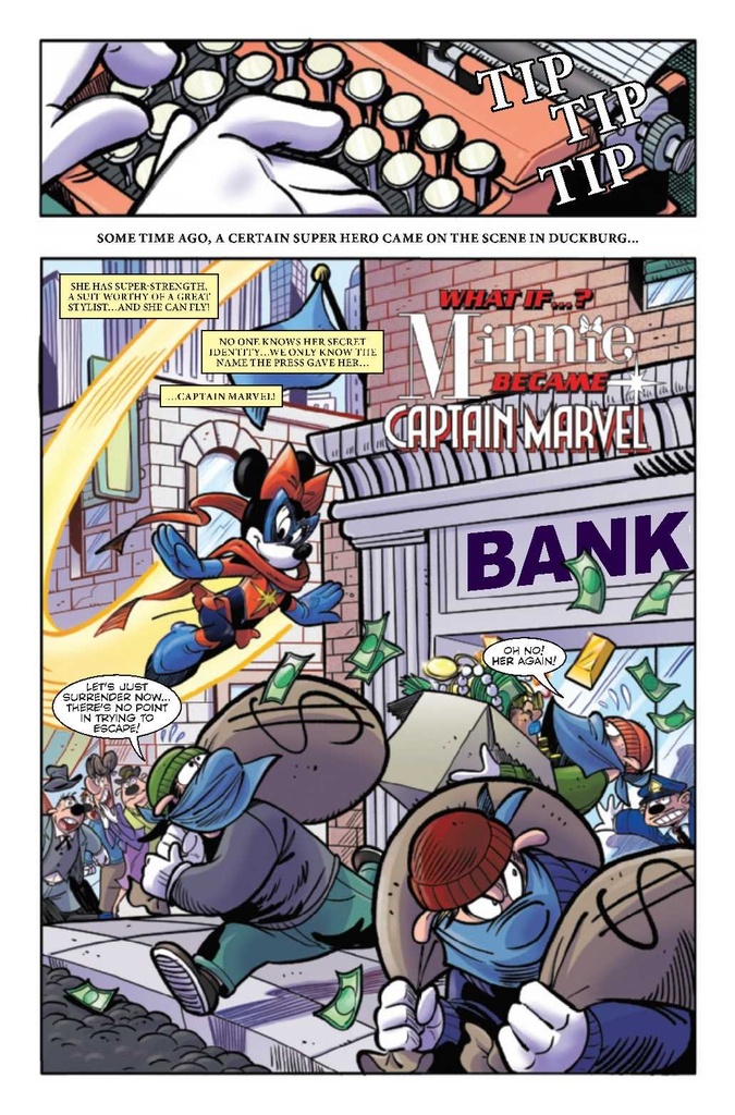 WHAT IF MINNIE BECAME CAPTAIN MARVEL #1