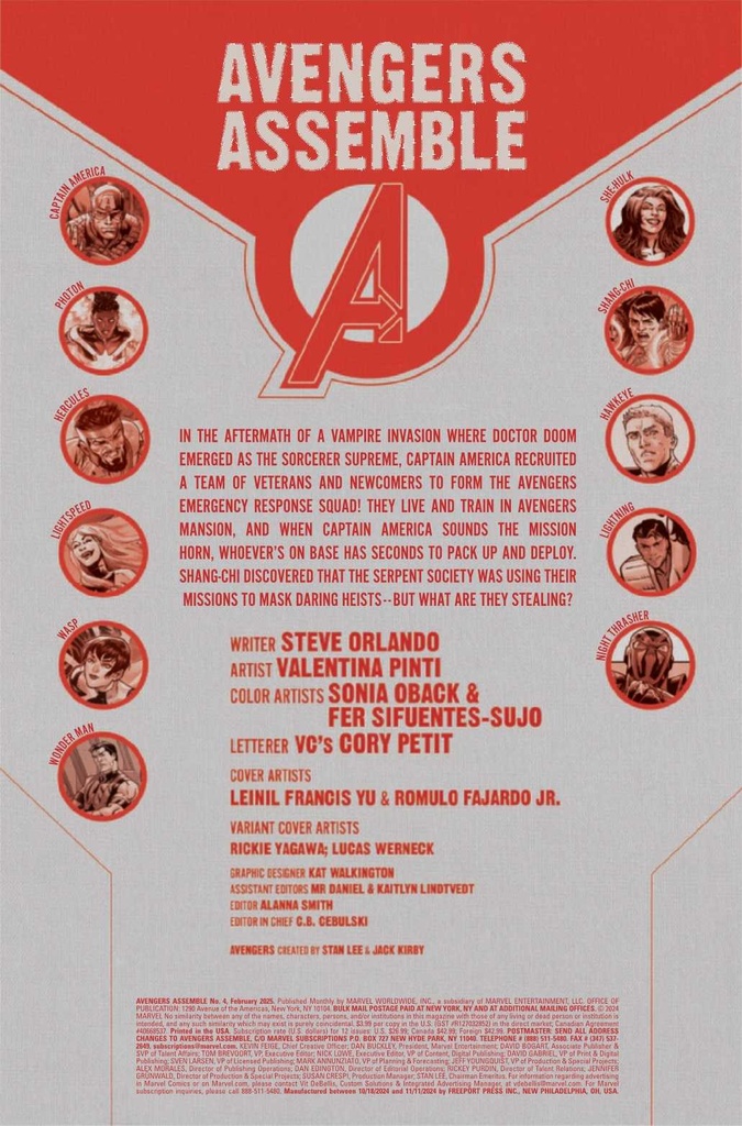 AVENGERS ASSEMBLE #4 (OF 5)