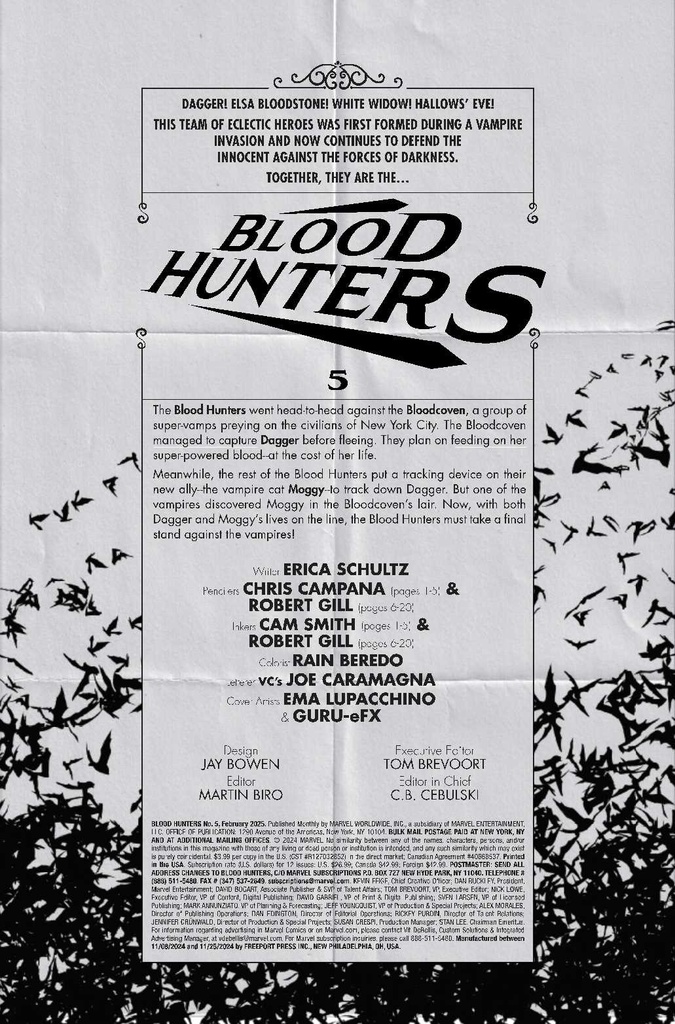 BLOOD HUNTERS #5 (OF 5)