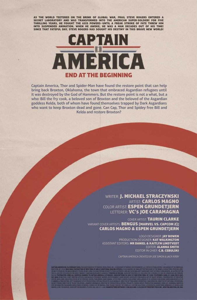 CAPTAIN AMERICA #16