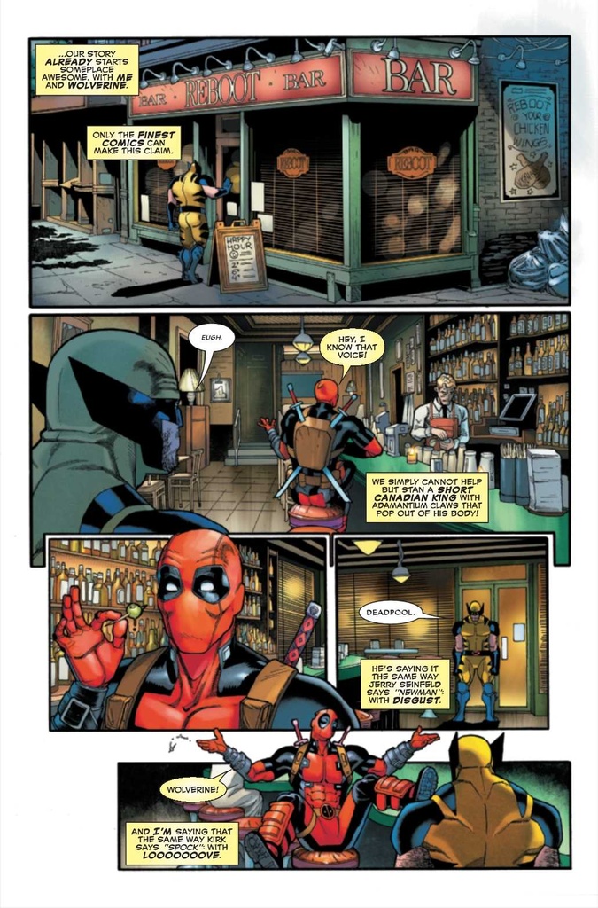 DEADPOOL WOLVERINE WEAPON X-TRACTION #1 ROD REIS VAR