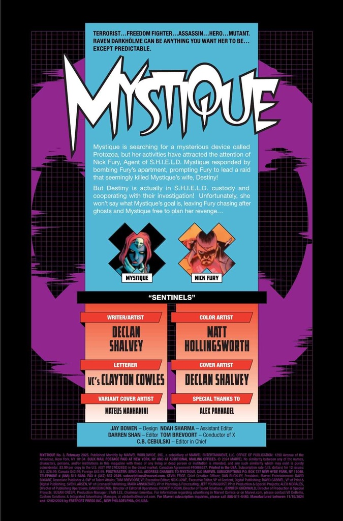 MYSTIQUE #3 (OF 5)