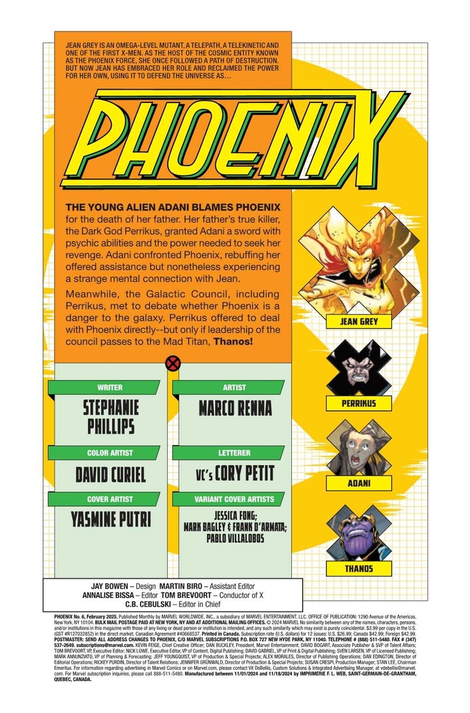 PHOENIX #6 JESSICA FONG VAR