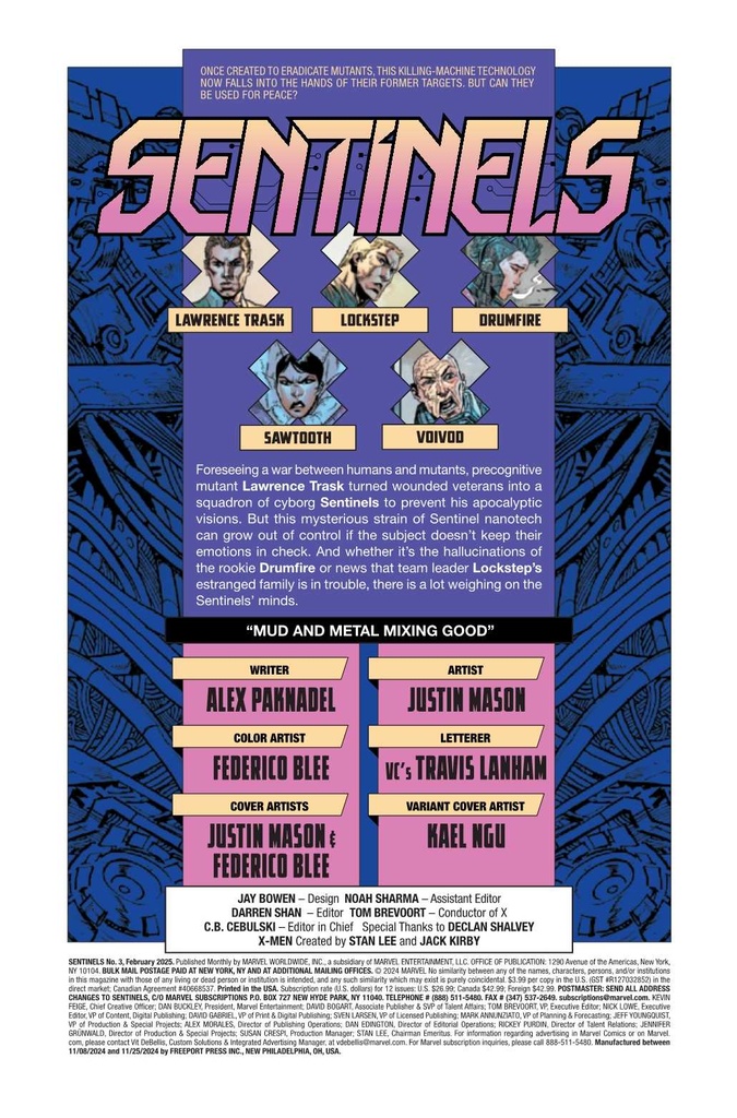 SENTINELS #3 (OF 5)