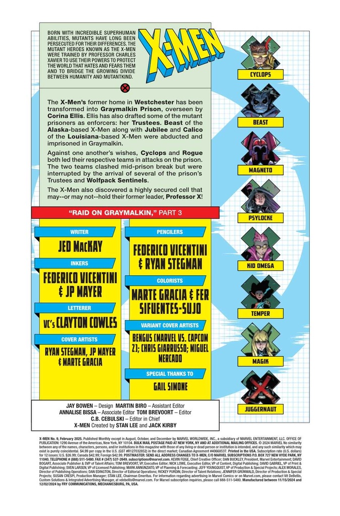 X-MEN #9 CHRIS GIARRUSSO CROSSOVER CONNECT VAR