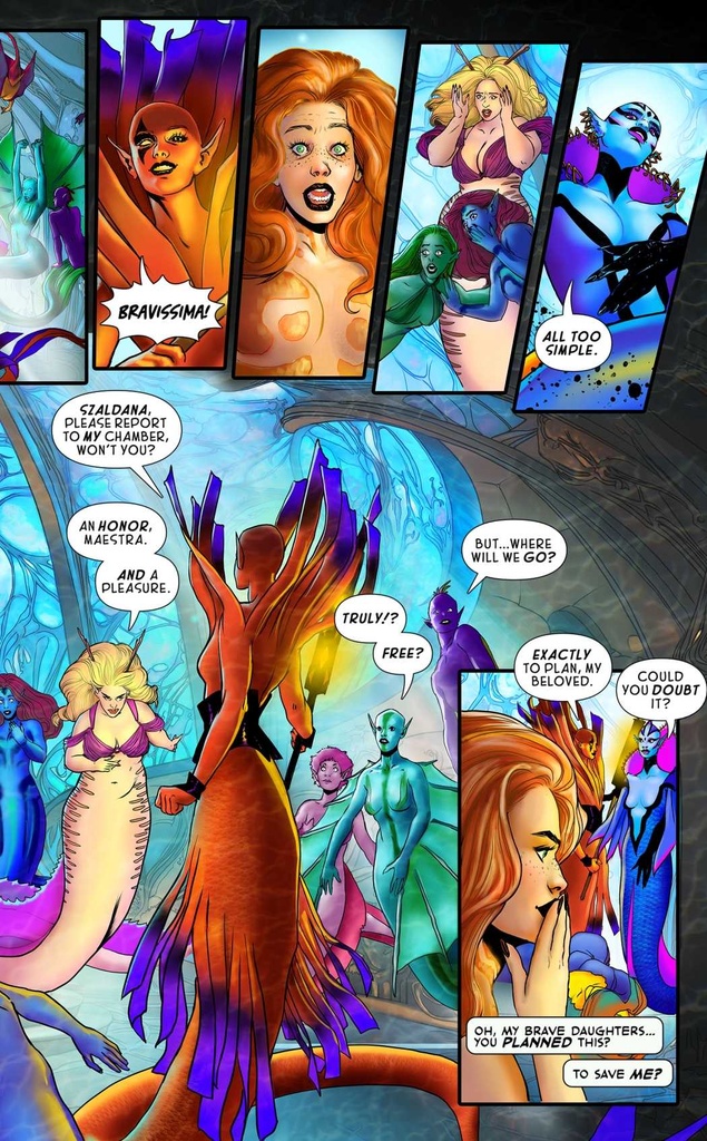 TRIDENT OF AURELIA CORAZON #1 (OF 4) CVR A LOCKWOOD