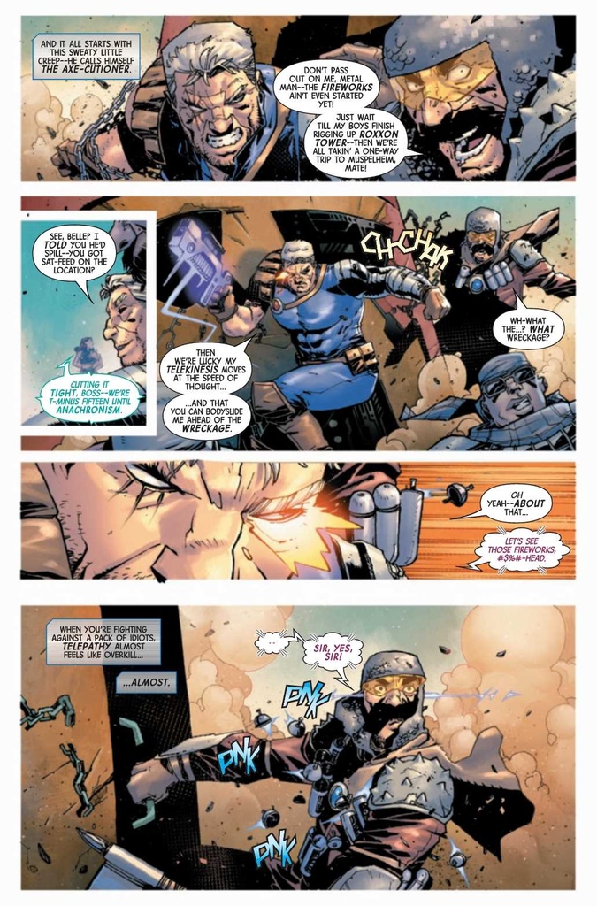 CABLE LOVE AND CHROME #1 (OF 5) IAN CHURCHILL VAR