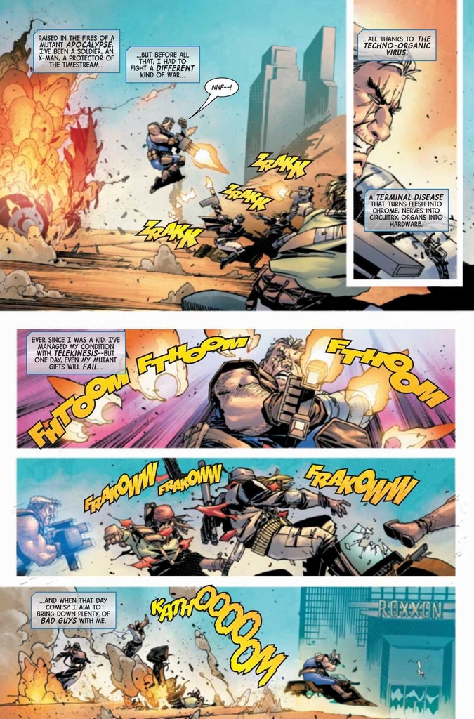 CABLE LOVE AND CHROME #1 (OF 5) IAN CHURCHILL VAR