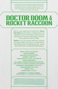 DOCTOR DOOM & ROCKET RACCOON #1 ANINDITO WINDOWSHADES VAR