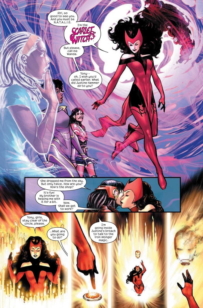 IRON MAN #4 STEFANO CASELLI FANTASTIC FOUR HOMAGE VAR