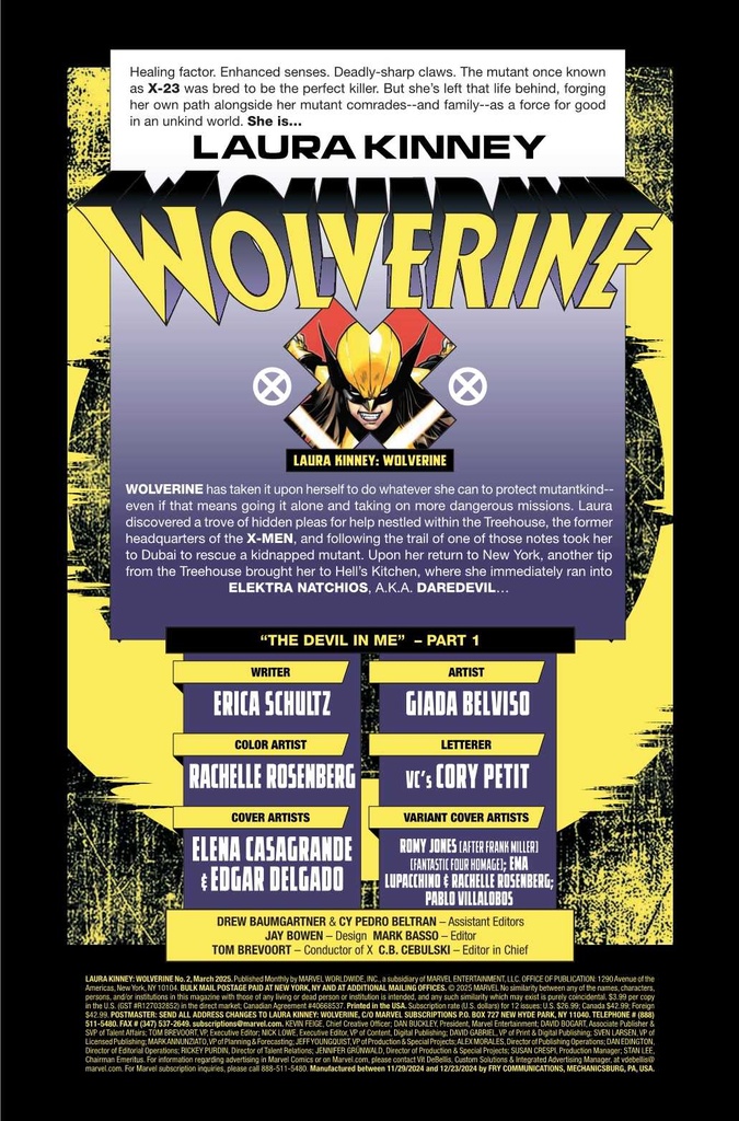 LAURA KINNEY WOLVERINE #2