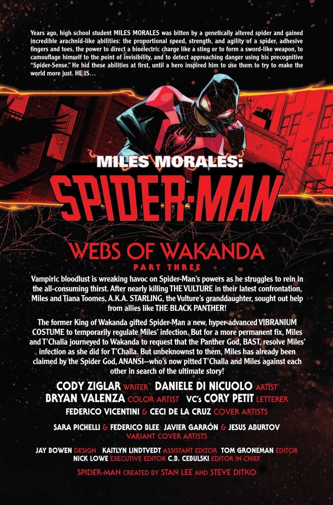 MILES MORALES SPIDER-MAN #29 TBD ARTIST VAR