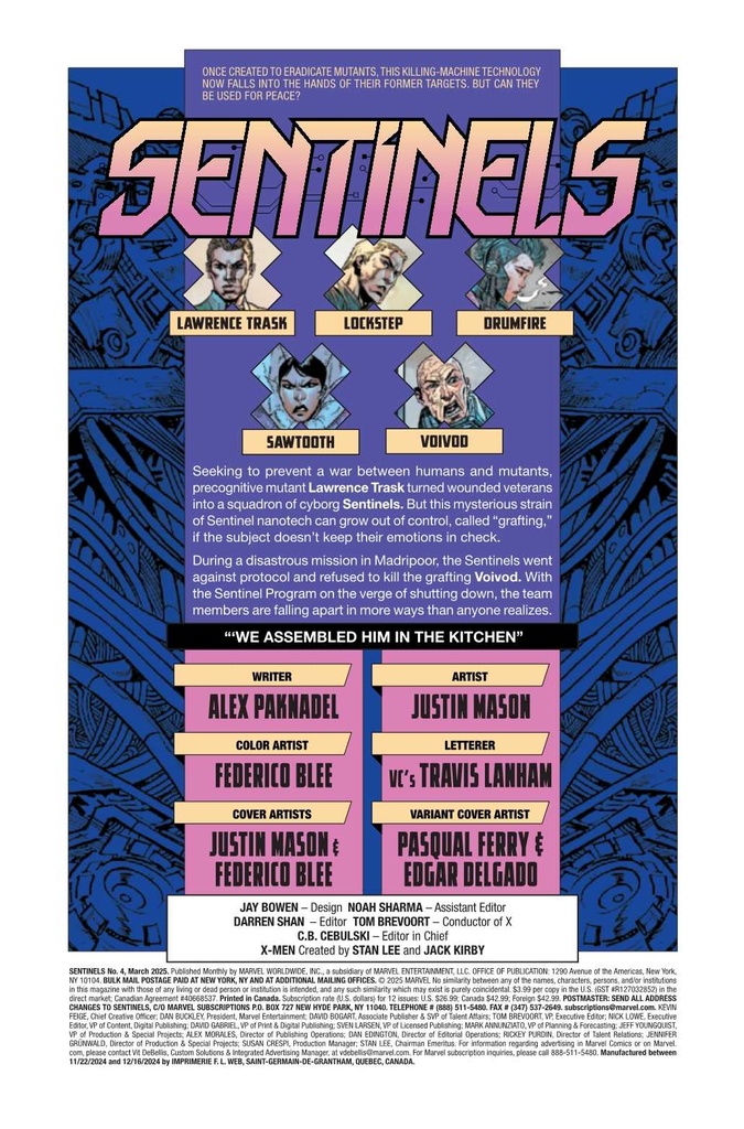 SENTINELS #4 (OF 5) PASQUAL FERRY VAR