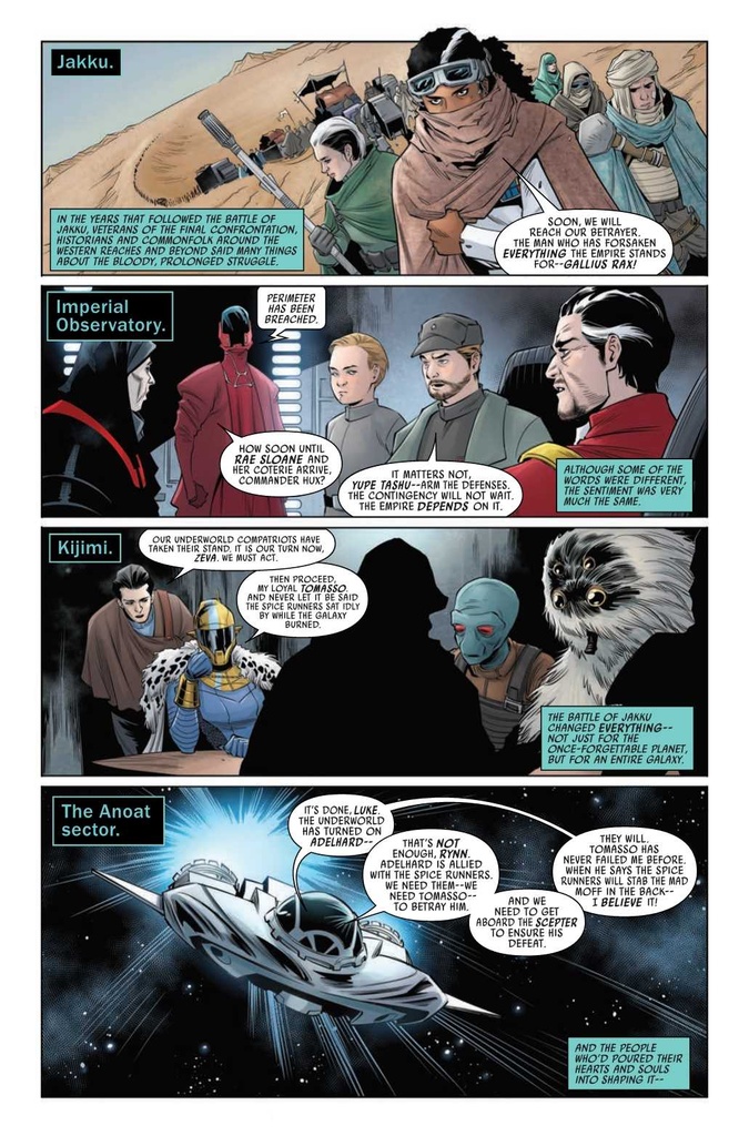 STAR WARS BATTLE OF JAKKU LAST STAND #4 (OF 4) EARLS VAR