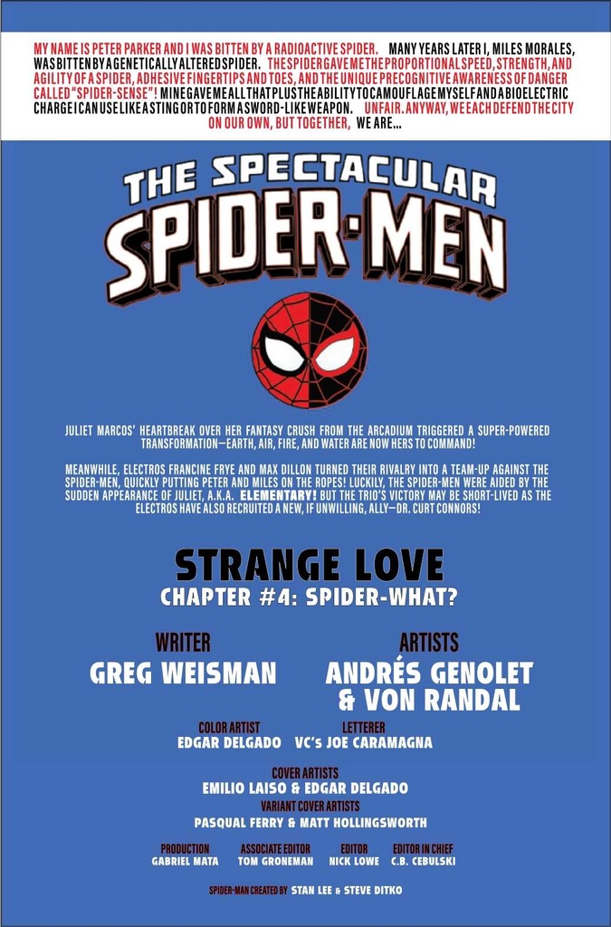 THE SPECTACULAR SPIDER-MEN #11 TBD ARTIST VAR