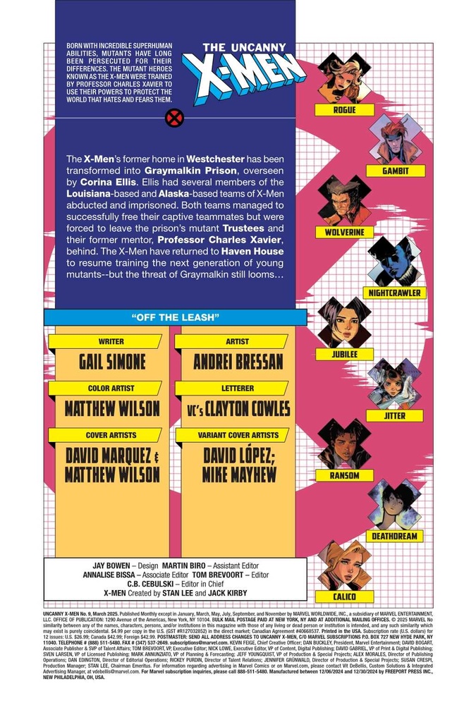 UNCANNY X-MEN #9