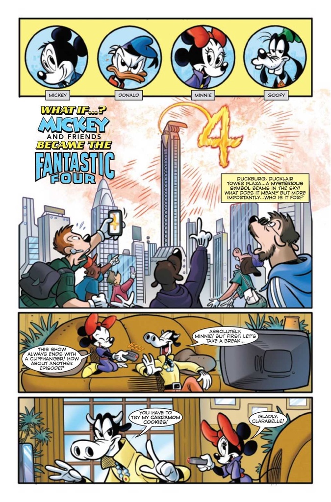 WHAT IF MICKEY & FRIENDS BECAME FANTASTIC FOUR #1 YOUNG VAR