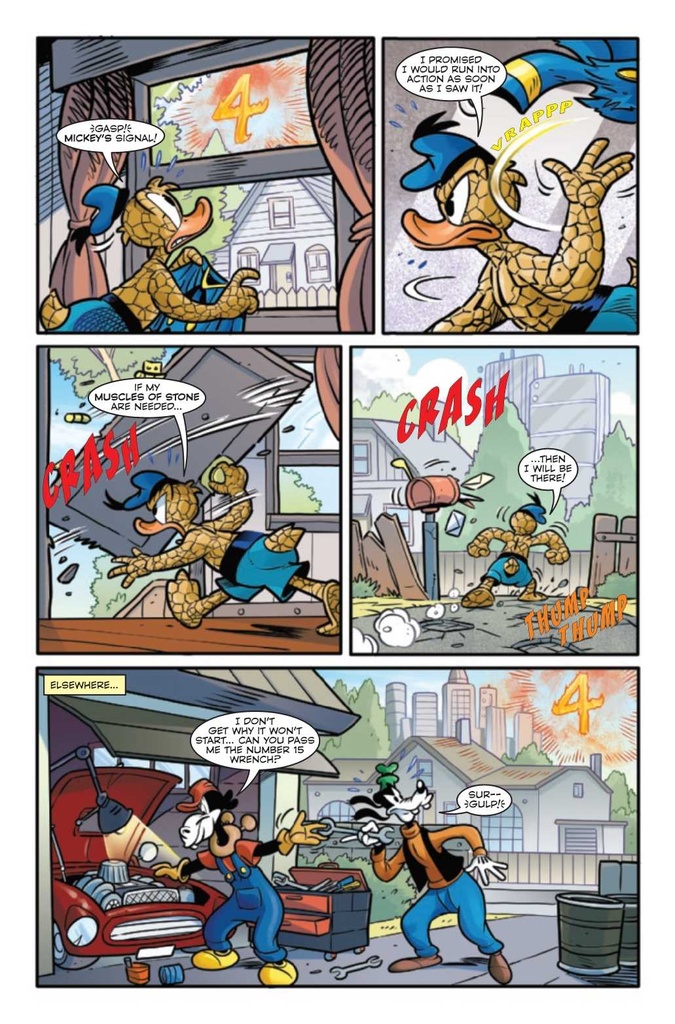 WHAT IF MICKEY & FRIENDS BECAME FANTASTIC FOUR #1 YOUNG VAR
