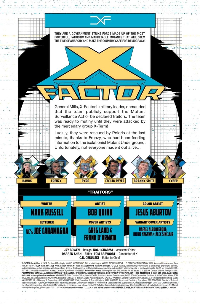 X-FACTOR #6