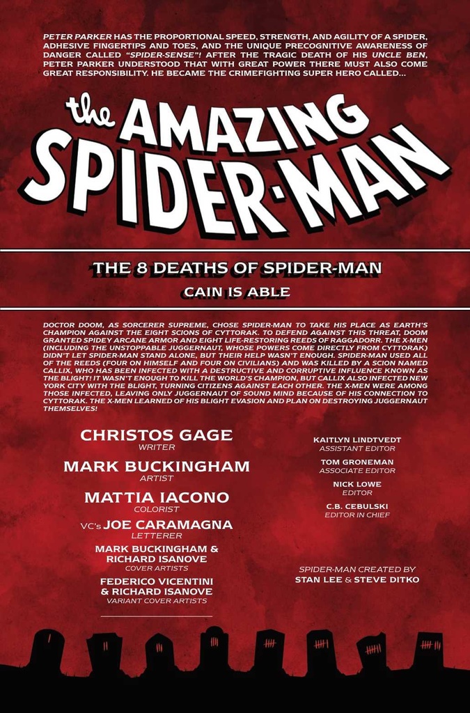 AMAZING SPIDER-MAN #68.DEATHS