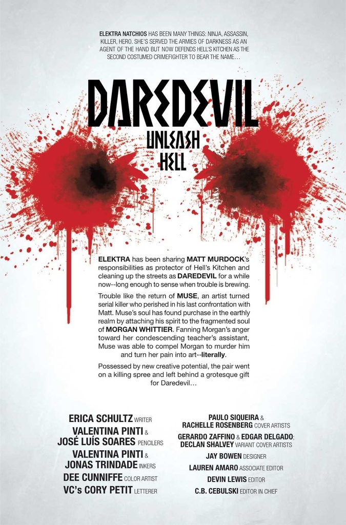 DAREDEVIL UNLEASH HELL RED BAND #2 (OF 5) (POLYBAG)
