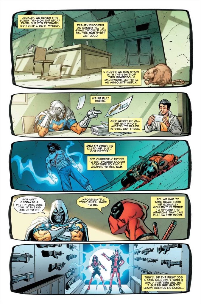 DEADPOOL #11 MARK BROOKS ANIMATED-STYLE VAR