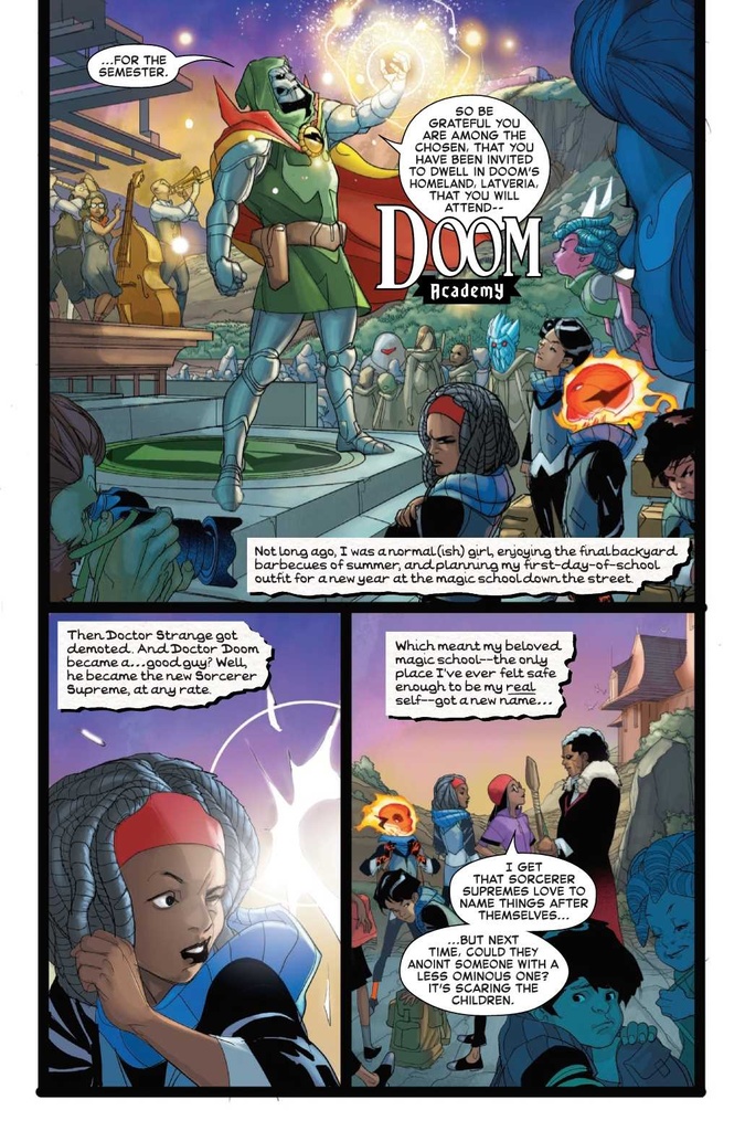 DOOM ACADEMY #1 (OF 5) RYAN BROWN VAR
