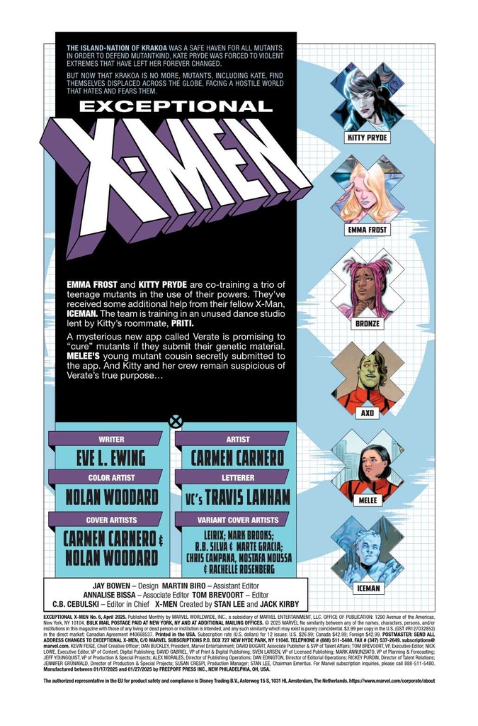 EXCEPTIONAL X-MEN #6 MARK BROOKS ANIMATED-STYLE VAR