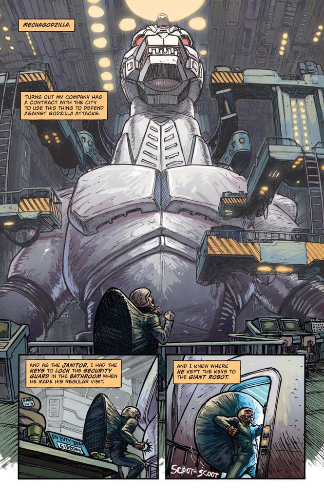 GODZILLA VS AMERICA CHICAGO #1 CVR A BROWNE