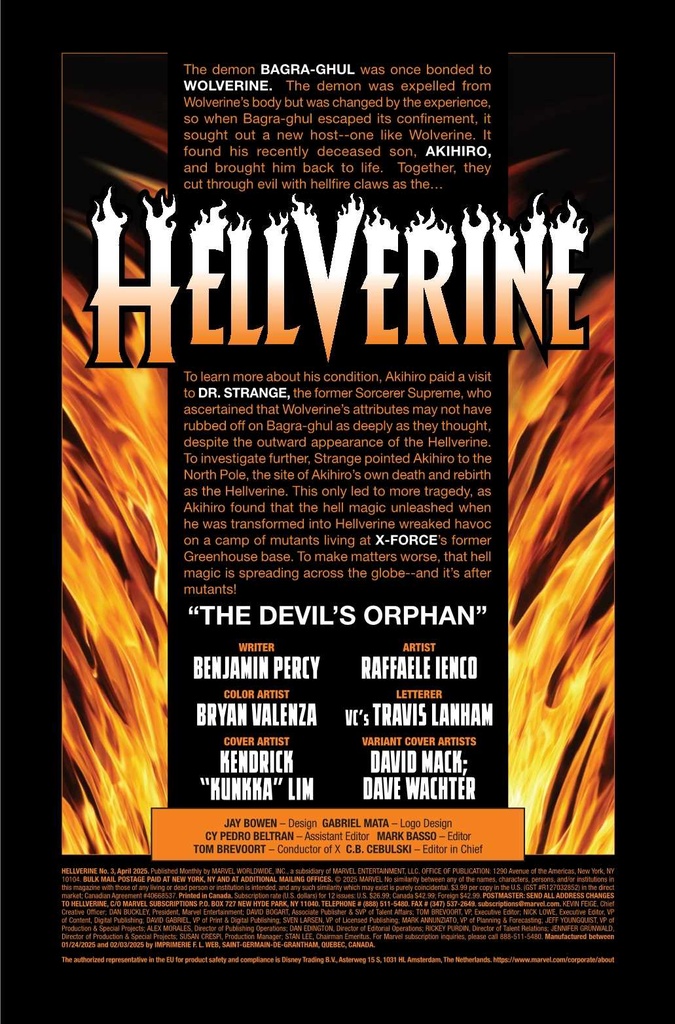 HELLVERINE #3 DAVE WACHTER VAR