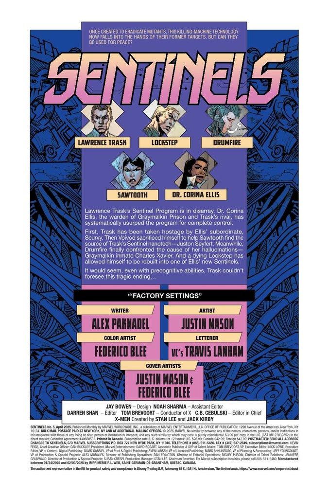 SENTINELS #5 (OF 5)