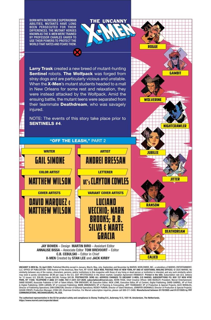 UNCANNY X-MEN #10 RB SILVA CONNECT VAR